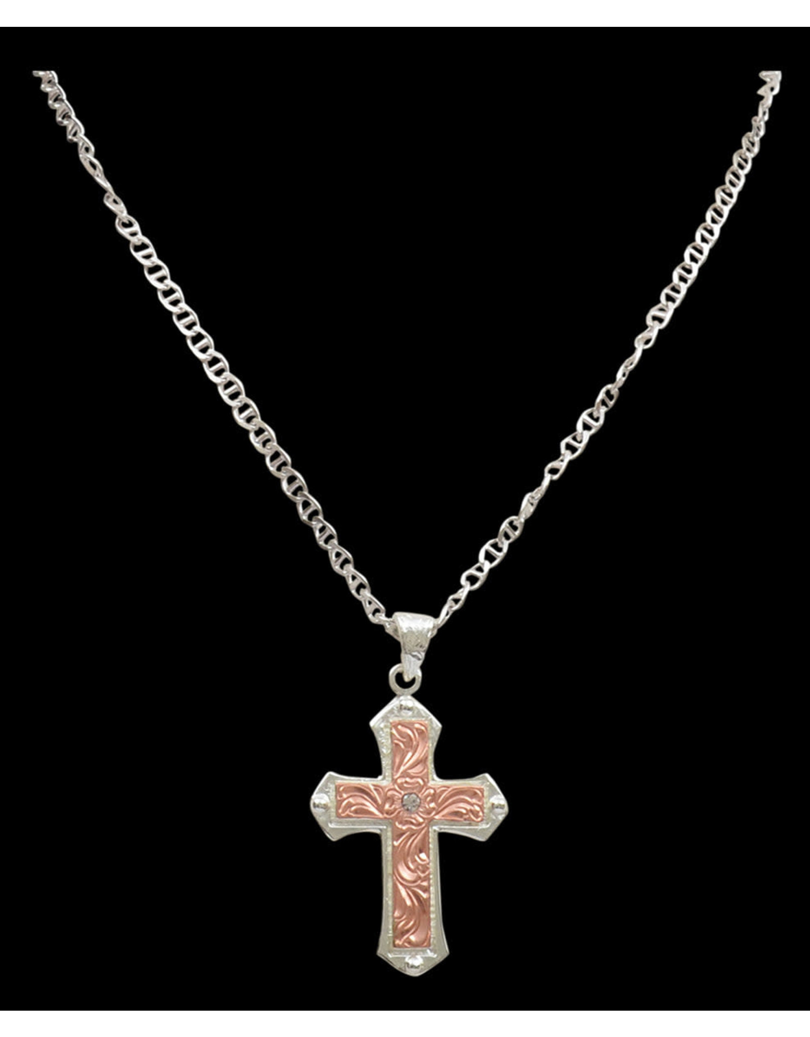 Silver Strike Silver Strike Copper Cross Necklace DN171