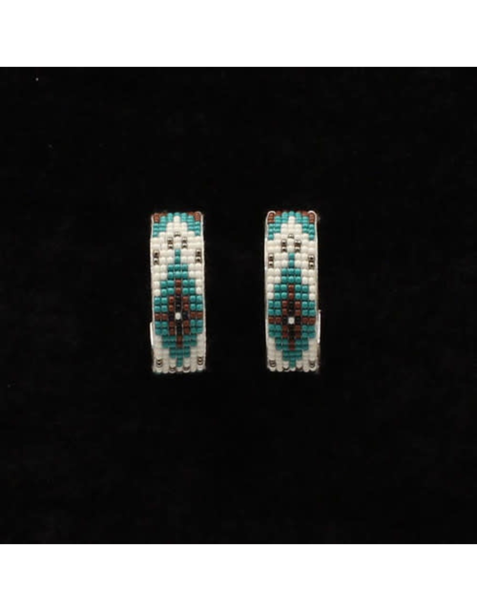 Silver Strike Silver Strike Southwest Beaded Earrings D4600119