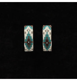 Silver Strike Silver Strike Southwest Beaded Earrings D4600119