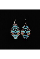 Silver Strike Blazin Roxx Southwest Cutout Earrings 30456