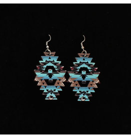 Silver Strike Blazin Roxx Southwest Cutout Earrings 30456