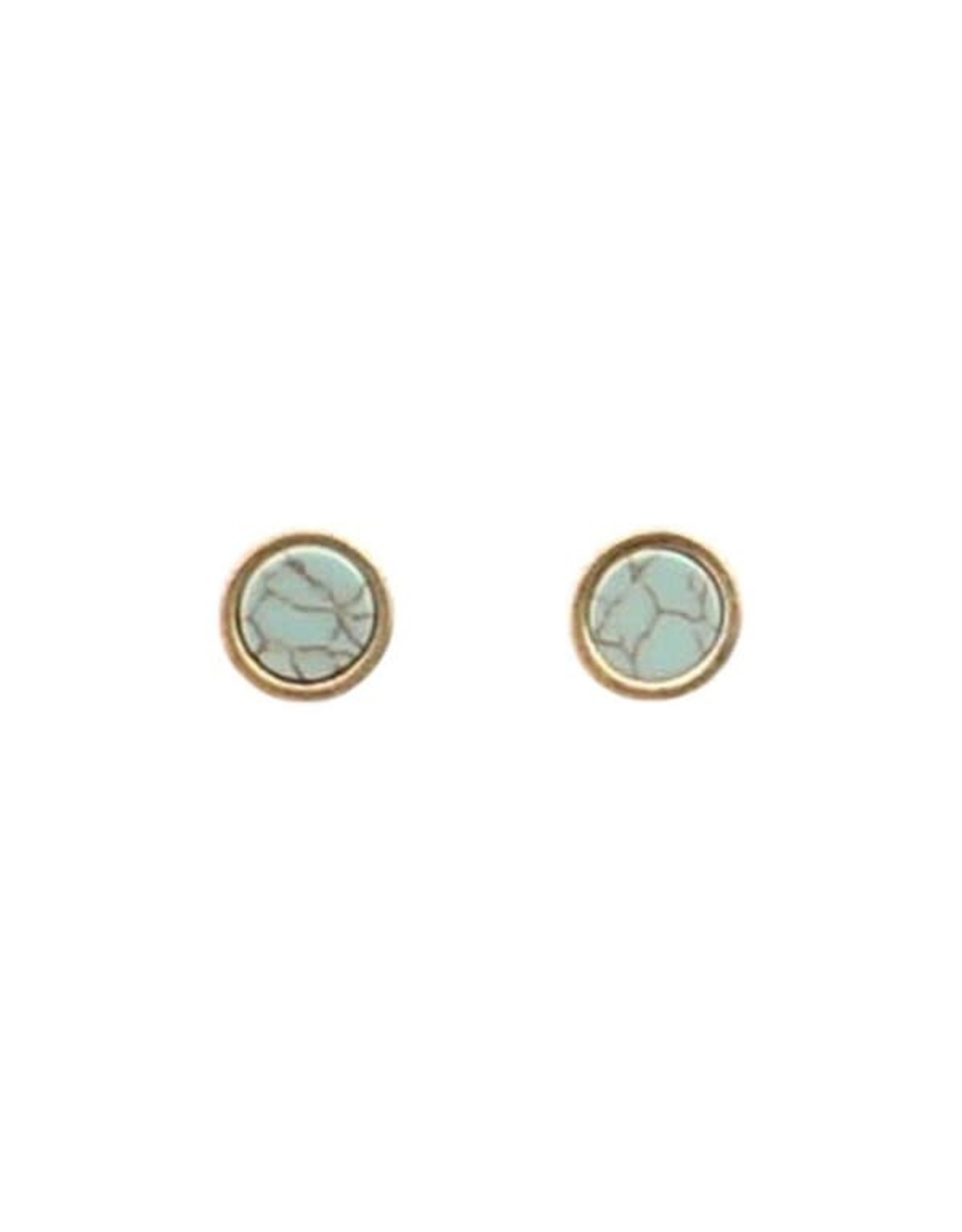 Silver Strike Silver Strike Turquoise Stud Earrings DE361TQ