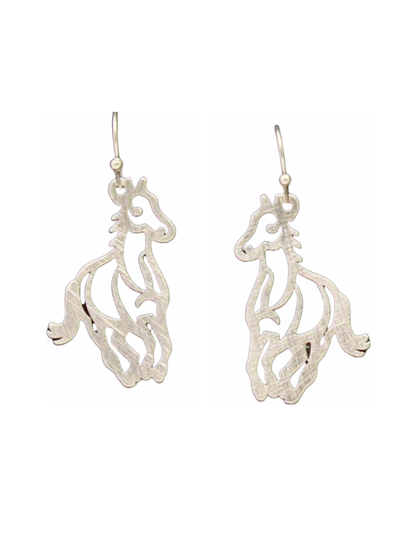 Silver Strike Silver Strike Silver Running Horse Earrings D460012836
