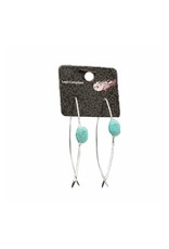 Blazin Roxx Blazin Roxx Turquoise Drop Earrings 30918