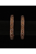 Blazin Roxx Blazin Roxx Copper Aztec Hoop Earrings 29014