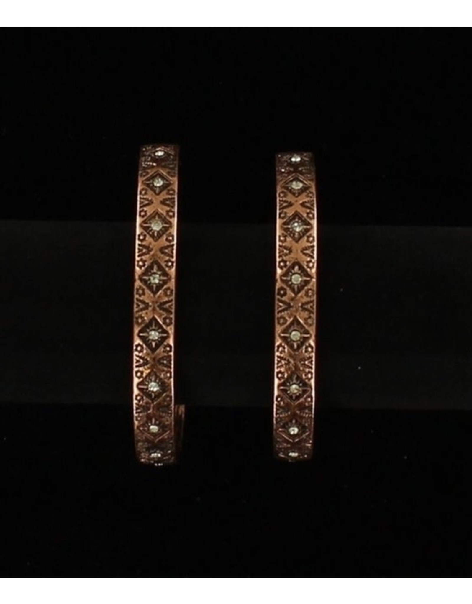 Blazin Roxx Blazin Roxx Copper Aztec Hoop Earrings 29014