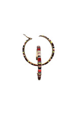Blazin Roxx Blazin Roxx Serape Hoop Earrings 30971