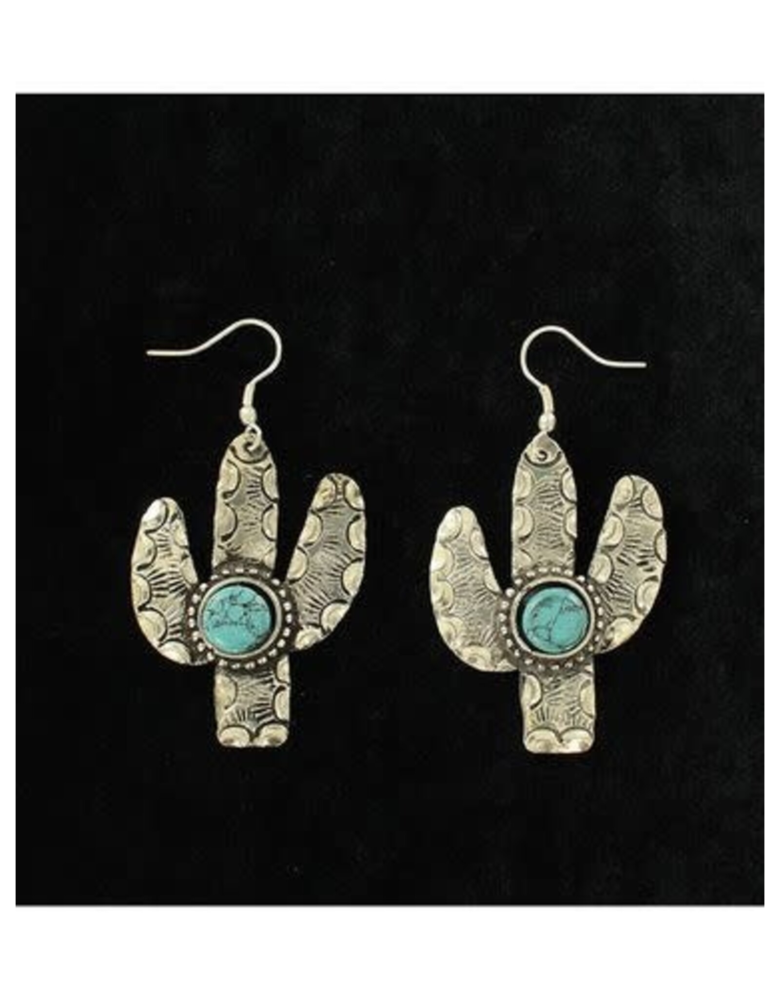 Blazin Roxx Blazin Roxx Turquoise Cactus Earrings 29175