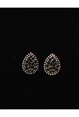 Silver Strike Silver Strike Black Stud Earrings DE350SBK