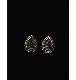 Silver Strike Silver Strike Black Stud Earrings DE350SBK