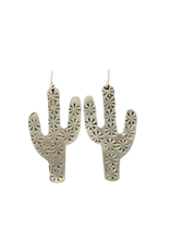 Silver Strike Silver Strike Floral Cactus Earrings D460014036