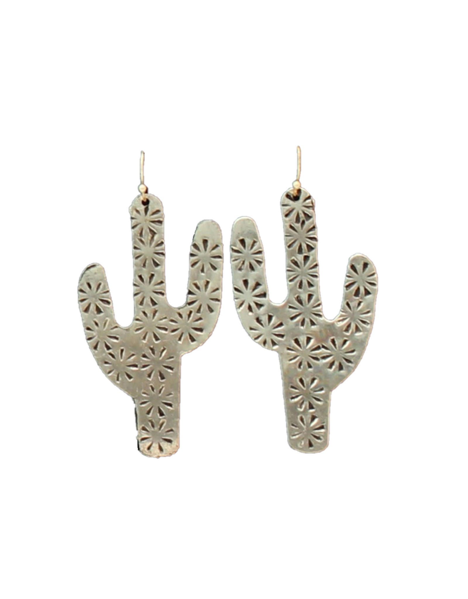 Silver Strike Silver Strike Floral Cactus Earrings D460014036