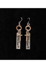 Silver Strike Silver Strike Y'all Need Jesus Earrings D4600111 C/O