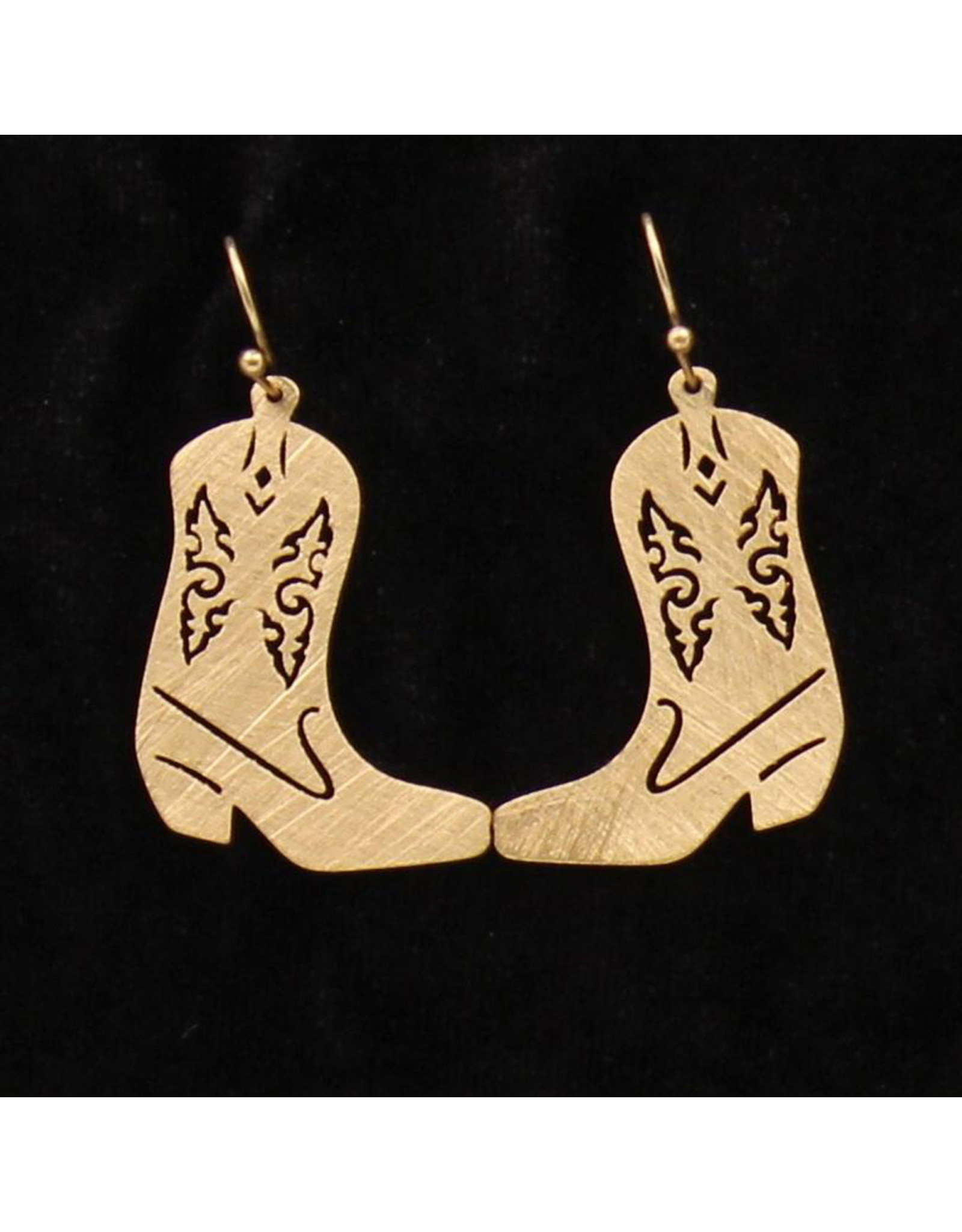 Silver Strike Silver Strike Cutout Metal Cowboy Boot Earrings D460012736