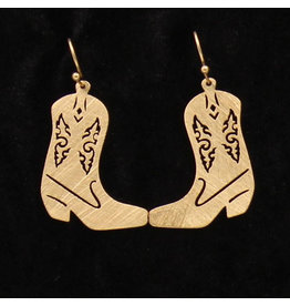 Silver Strike Silver Strike Cutout Metal Cowboy Boot Earrings D460012736