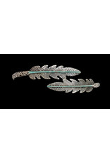 Silver Strike Silver Strike Feather Hinged Bracelet DLB0335