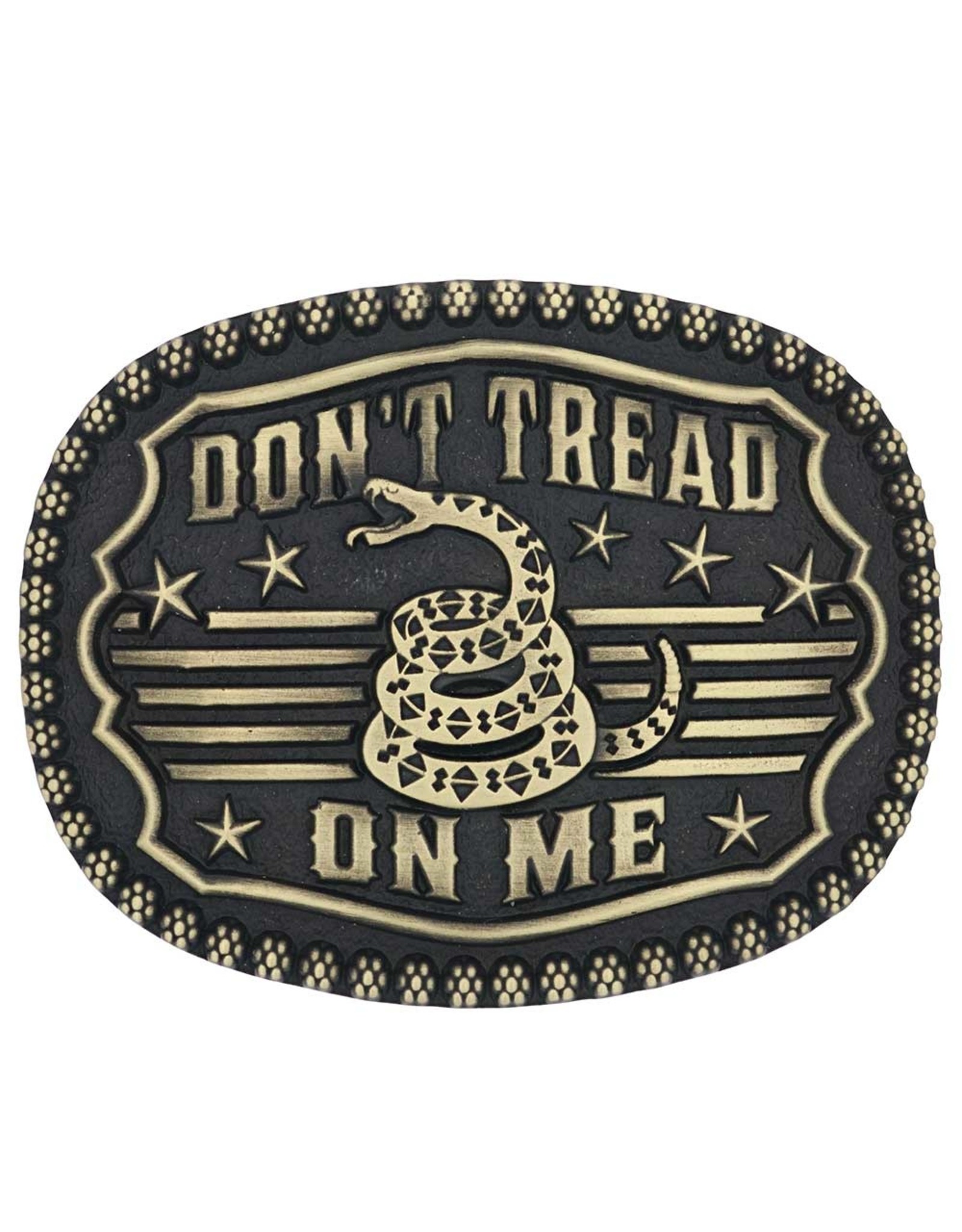 Attitude Jewelry Attitude Don't Tread on Me Studded A902 Belt Buckle