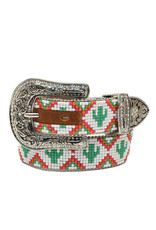 Angel Ranch Angel Ranch Cactus Beaded Kids Belt D130000297