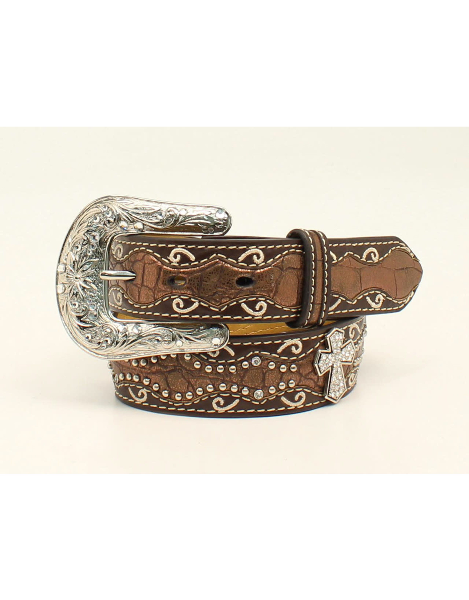 Ariat Ariat Kids Gator Inlay With Cross Conchos Belt A1302802