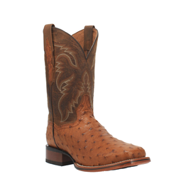 Dan Post Bay Apache Full Quill Wide Square Western Boots DP4874