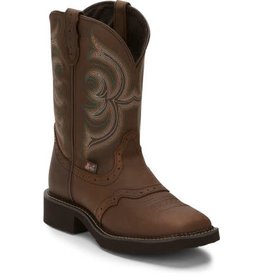 Justin Ladies Gypsy GY9984 Brown Square Toe Western Boots
