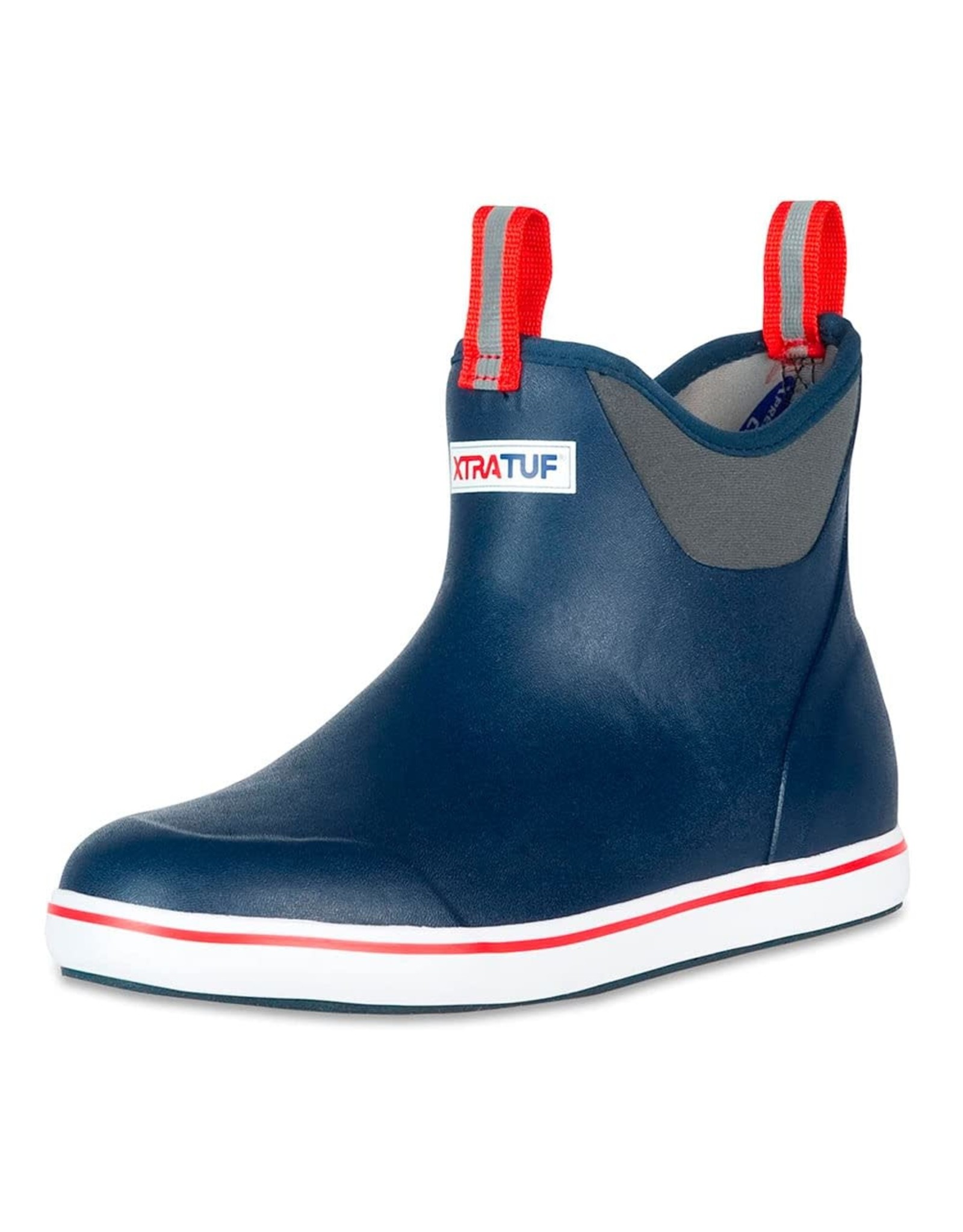 XTRATUF Men's Navy/Red 22733 Deck Boots