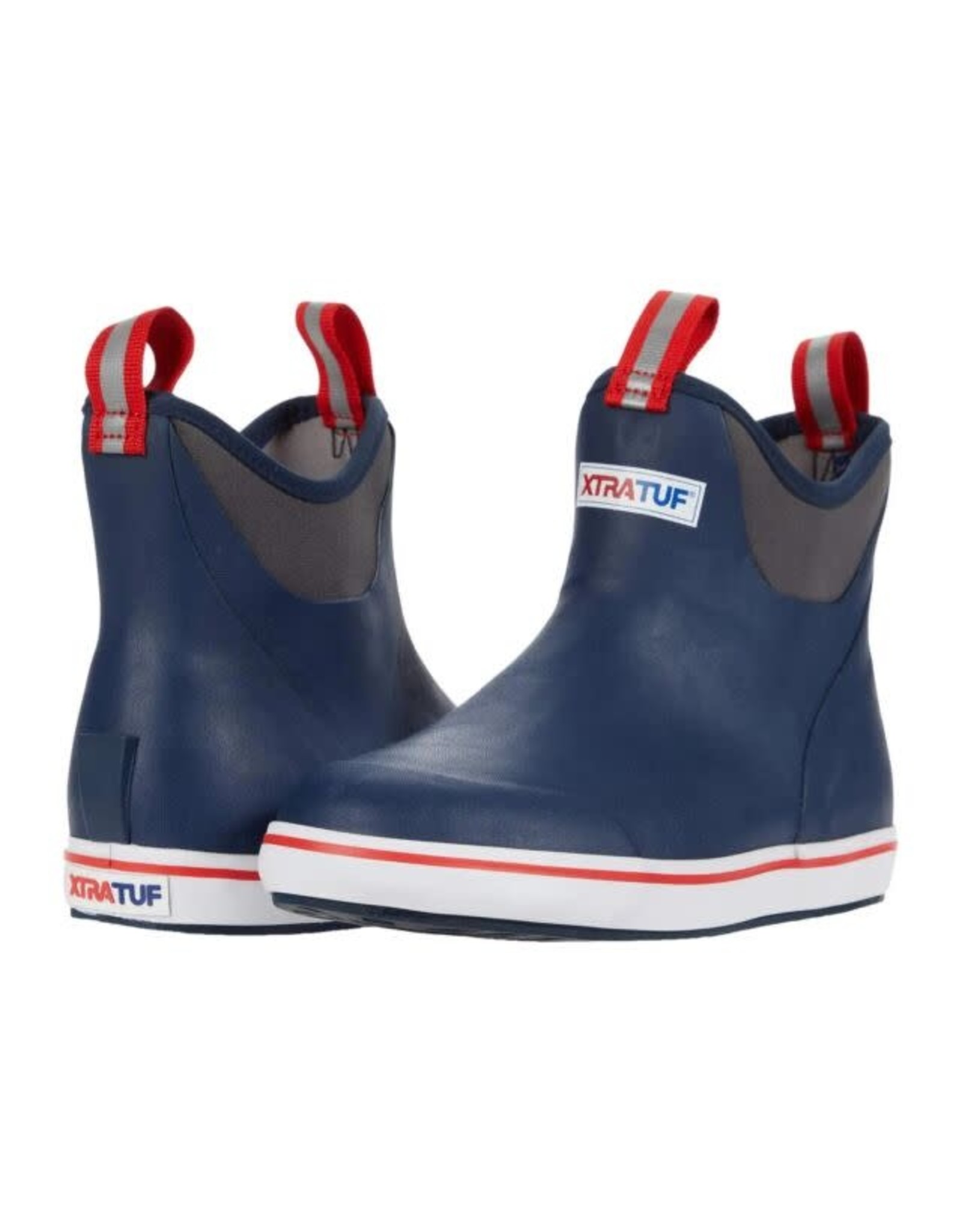 XTRATUF Men's Navy/Red 22733 Deck Boots