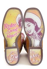 Tin Haul Ladies Rodeo Sweetheart Retro Cowgirl Sole Western Boots 14-021-0101-5025
