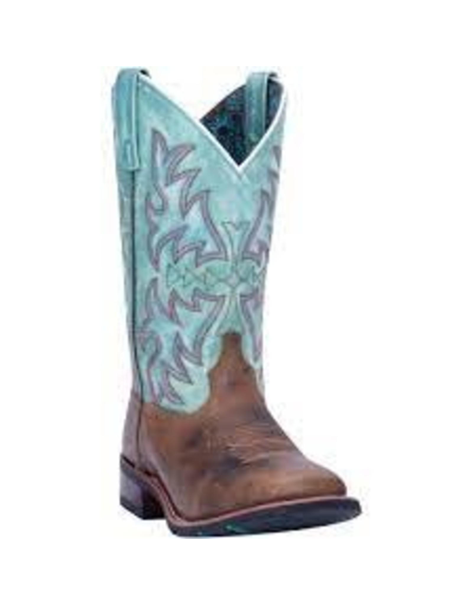 Laredo Laredo Ladies Anita Brown/Turq. 5607 Western Boots