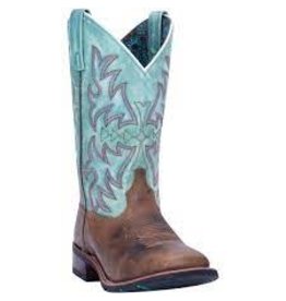 Laredo Ladies Anita Brown/Turq. 5607 Western Boots
