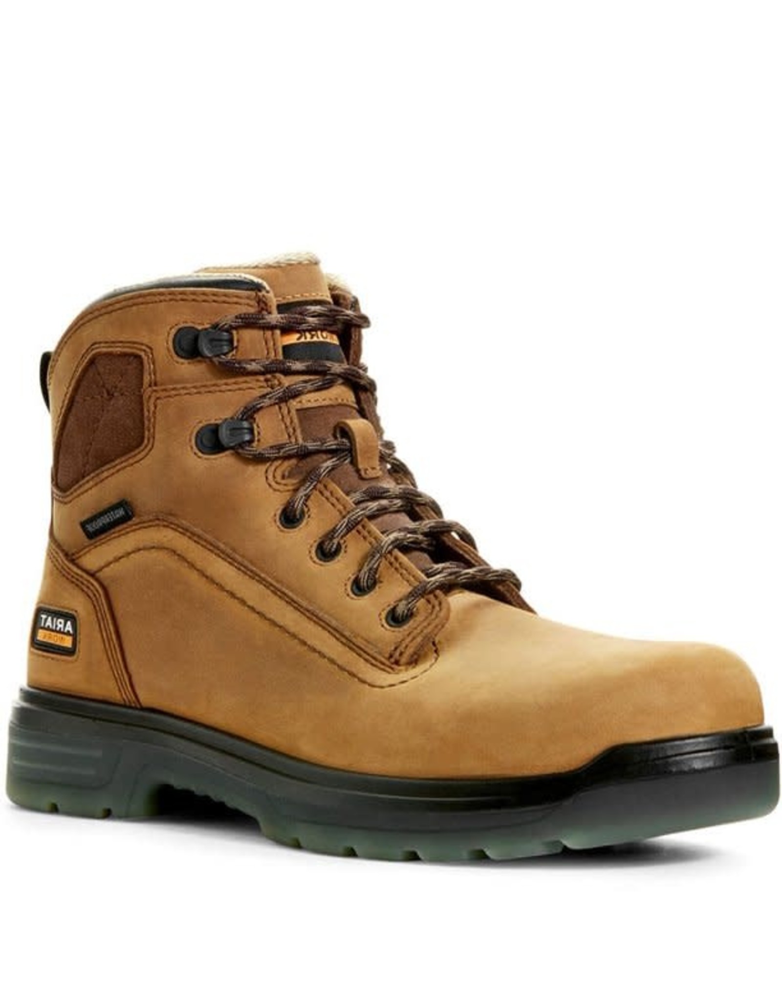Ariat Men's Turbo 6” Aged Bark 10032608 Soft Toe Work Boots