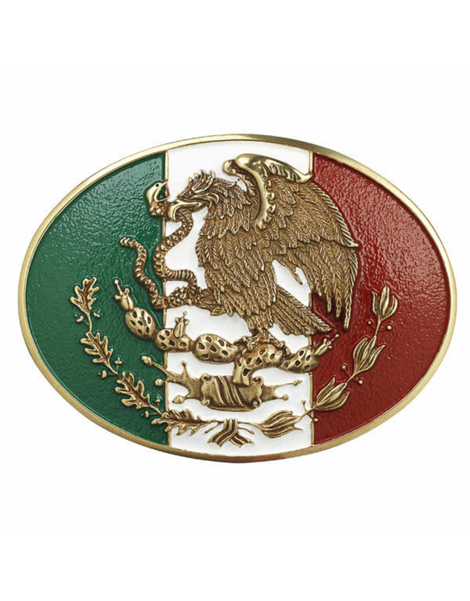 M&F Ariat Belt Buckle A37013 Mexican Flag