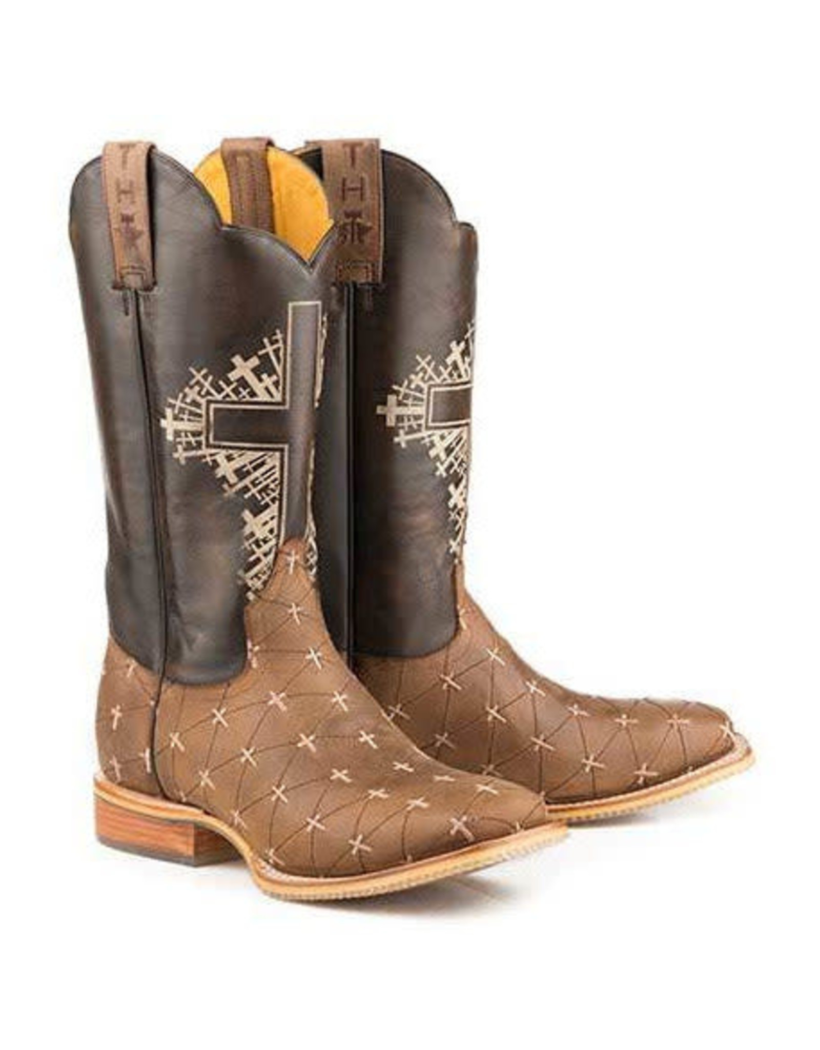 Tin Haul Mens The Gospel John 3:16 Outsole Western Boots 14-020-0077-0426 TA