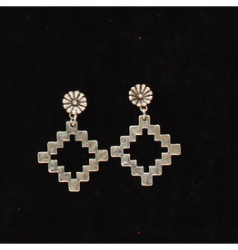 Silver Strike Silver Strike Silver Aztec Earrings D460014236