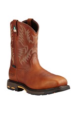 Ariat Men's Workhog Dark Copper CSA 10017175 Waterproof Composite Toe  Work Boots