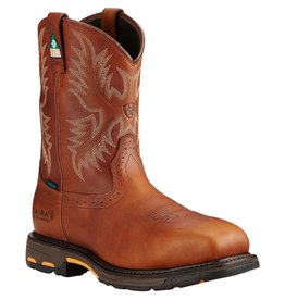 Ariat Men's Workhog Dark Copper CSA 10017175 Waterproof Composite Toe  Work Boots