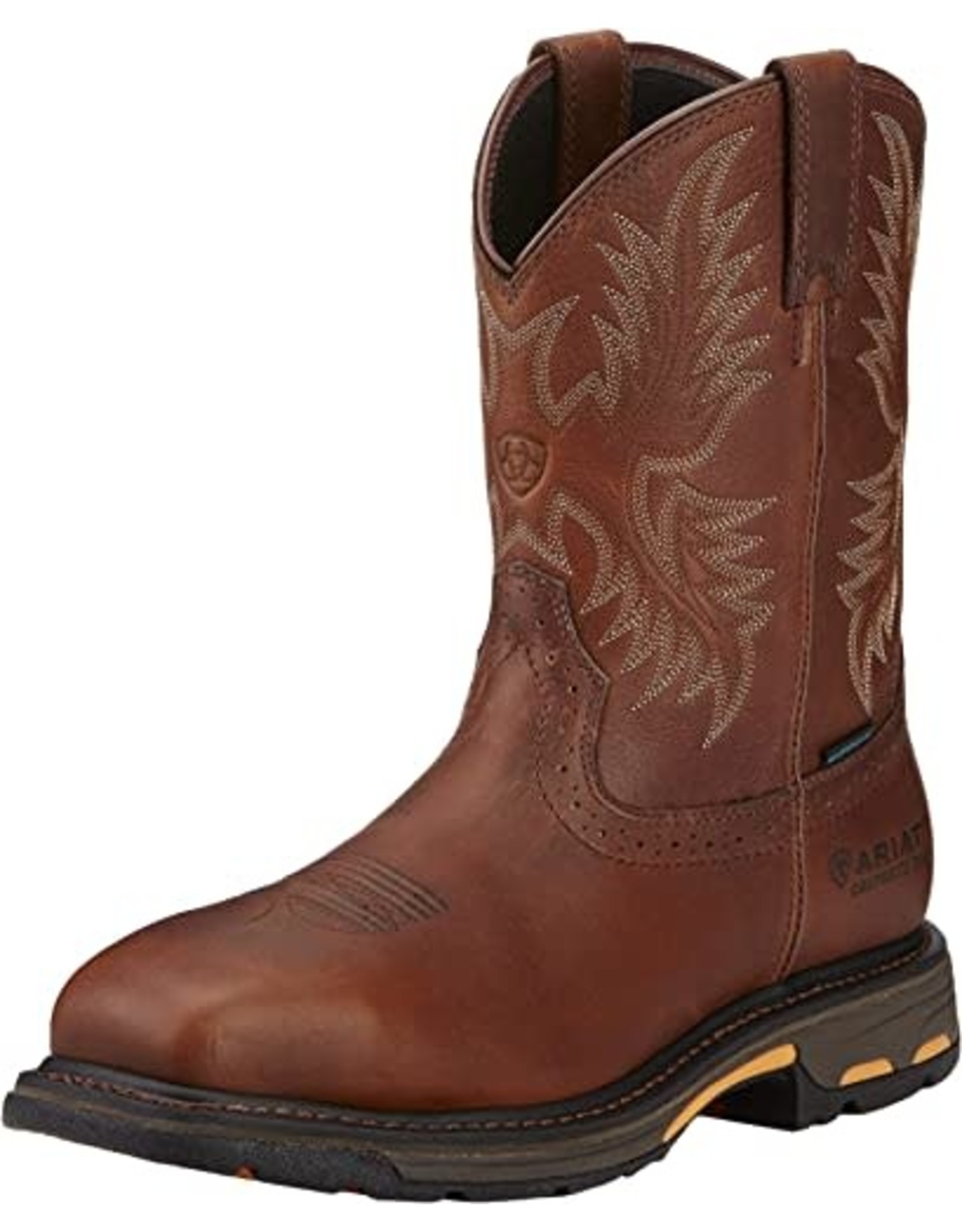 Ariat Men's Workhog Dark Copper CSA 10017175 Waterproof Composite Toe  Work Boots