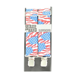 Hired Hand Hired Hand American Flag Suspenders N8510404