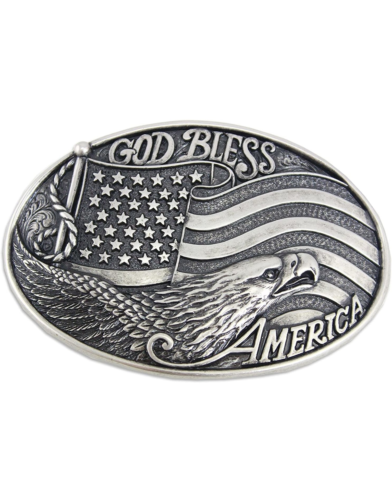 M&F Nocona 37016 God Bless America Buckle