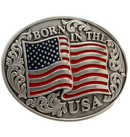 Born In the USA Flag Buckle 37594