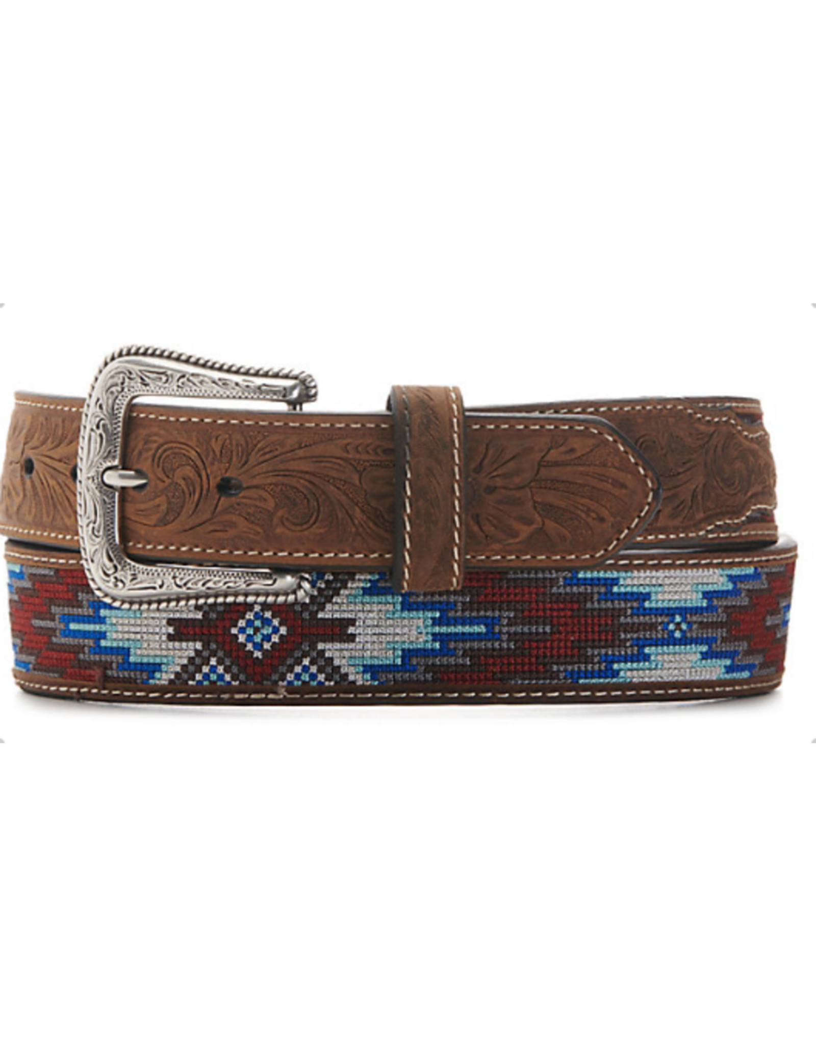 Nocona Nocona Mens Blue Woven Aztec Belt N210004644