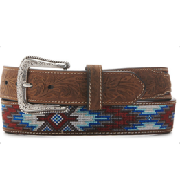 Nocona Mens Blue Woven Aztec Belt N210004644