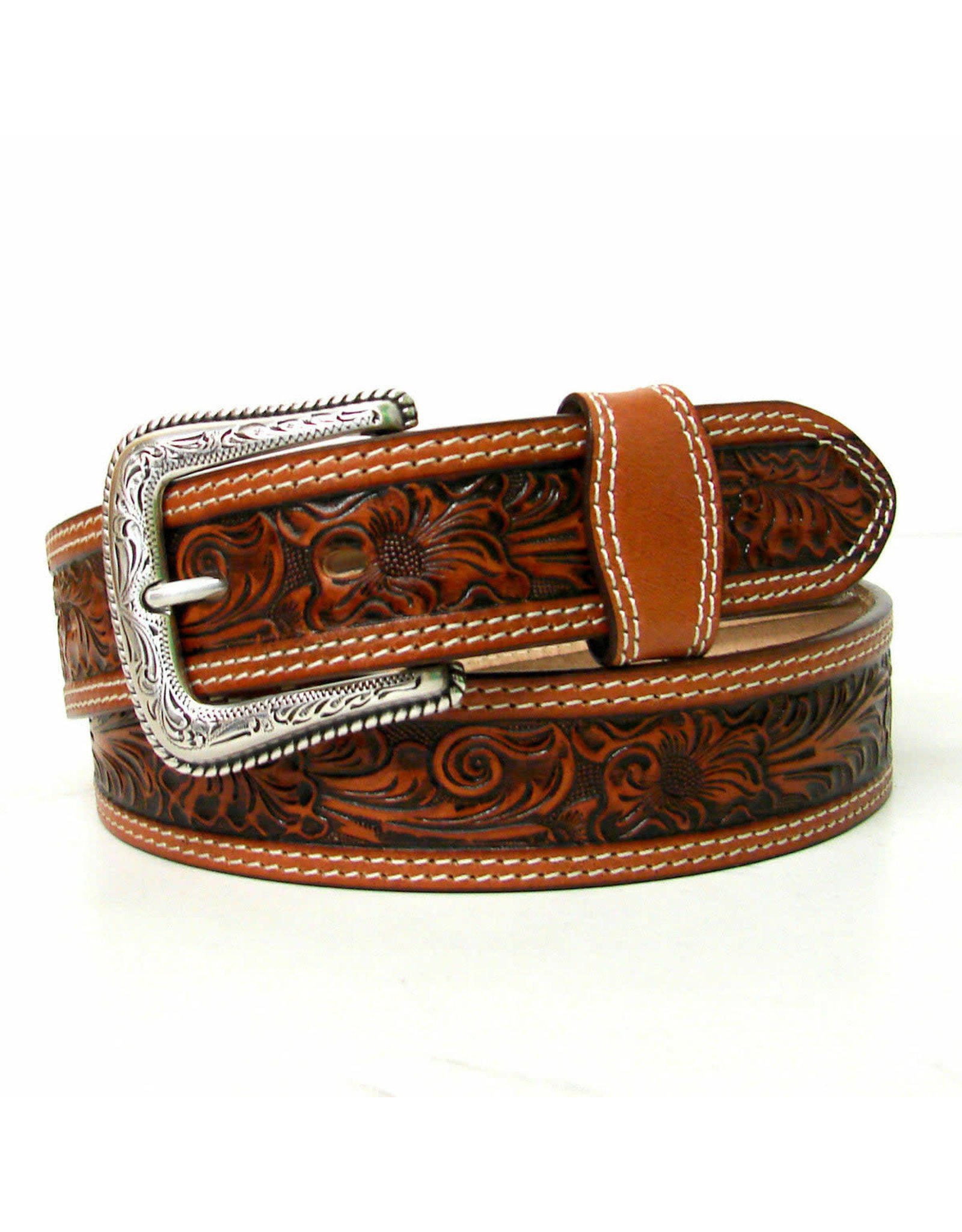 Nocona Nocona Tooled Brown Belt N2496808