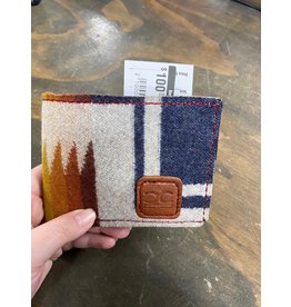 Chase Combs Leather Pendleton Wool Custom Wallet