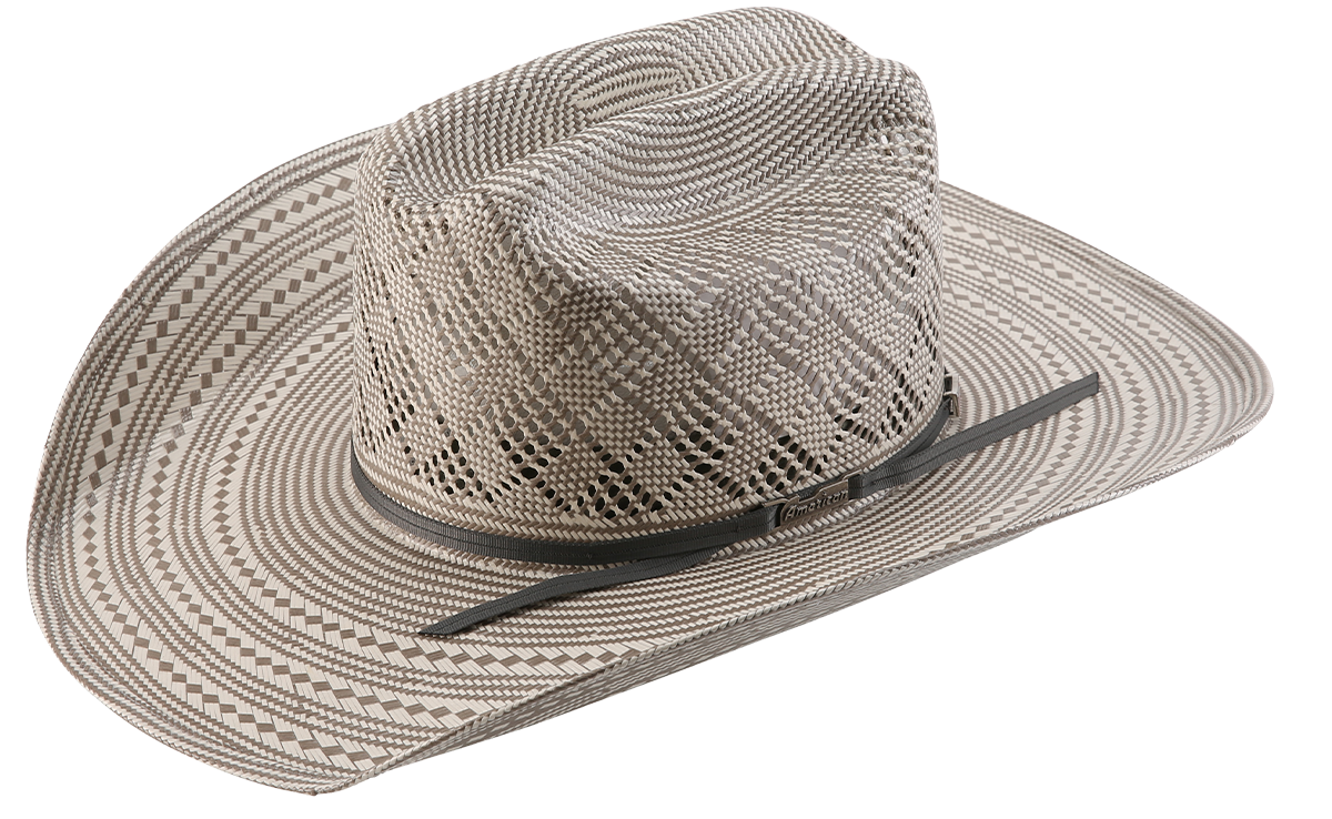 American Hat Co. 5100 A 2CSteel JBZ Straw Cowboy Hat Nelson Royal's