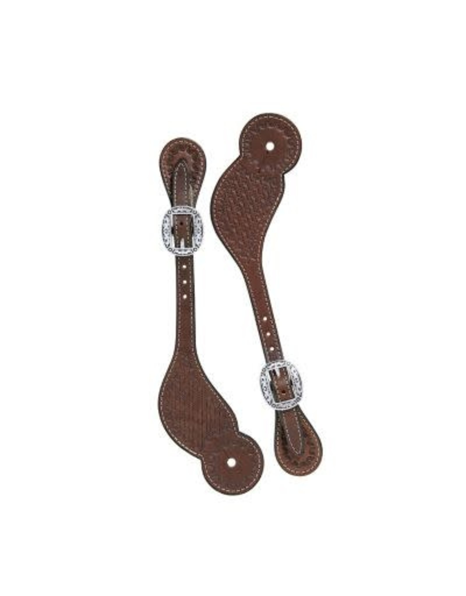 Weaver Weaver Basin Cowboy Collection Smaller Spur Straps 30-0175-BR