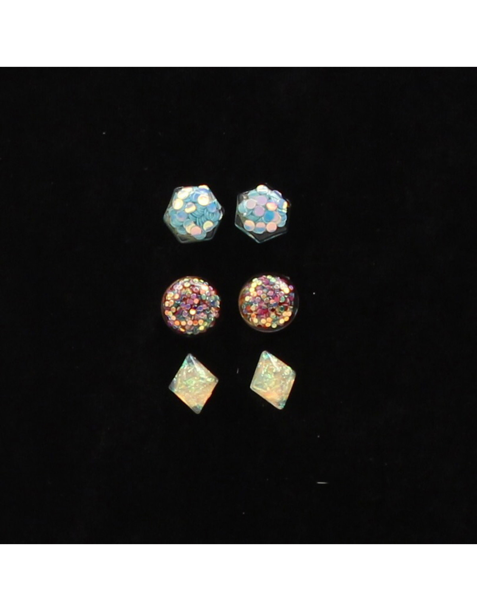 Blazin Roxx Blazin Roxx Glittery Stud Earrings 3049931