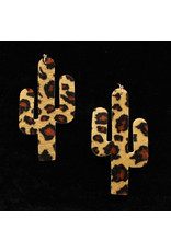 Blazin Roxx Blazin Roxx Leopard Cactus Earrings 30966