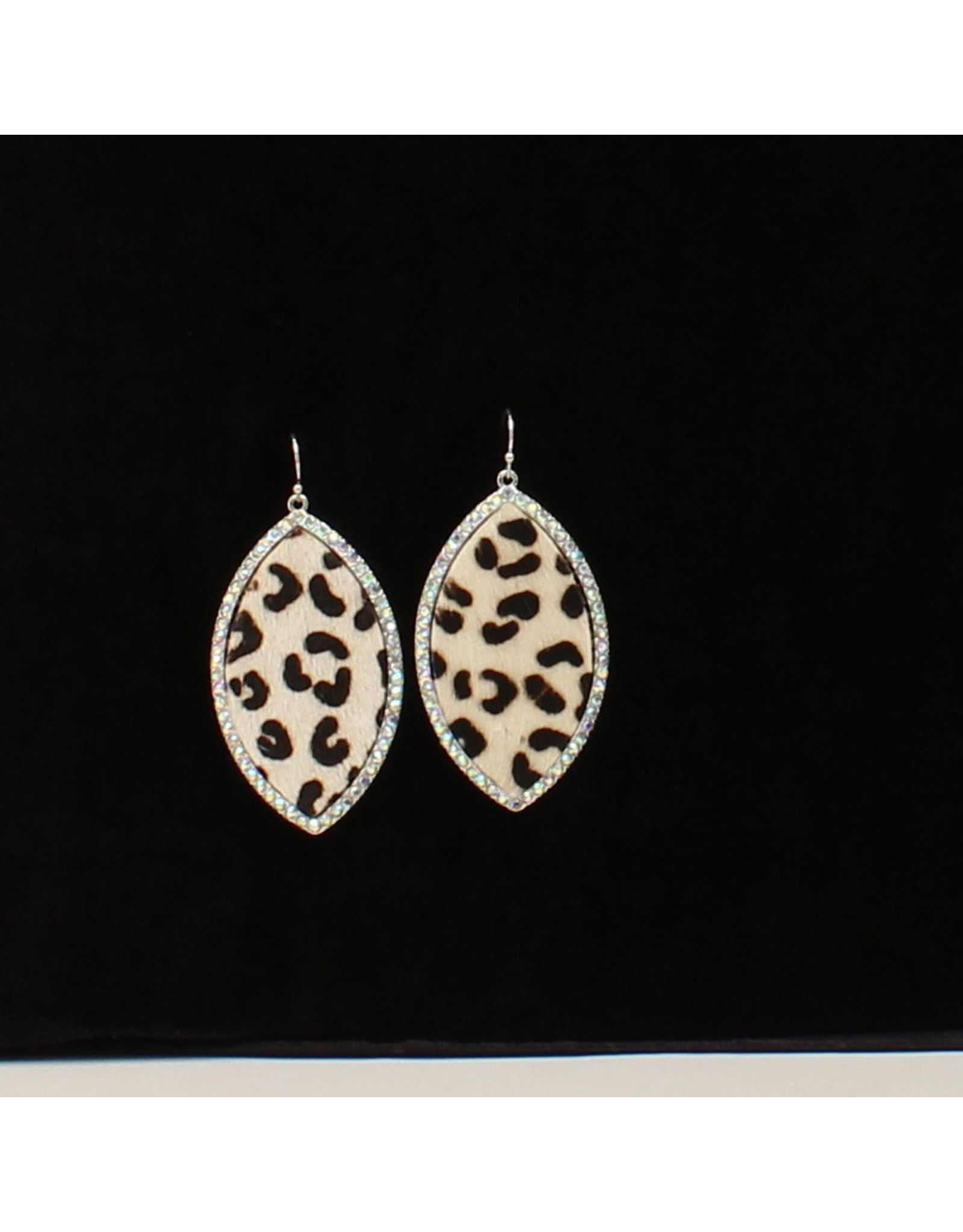Silver Strike Silver Strike Leopard Crystal Earrings D460013105