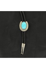 Double S Double S Turquoise Stone Horseshoe Bolo 22108
